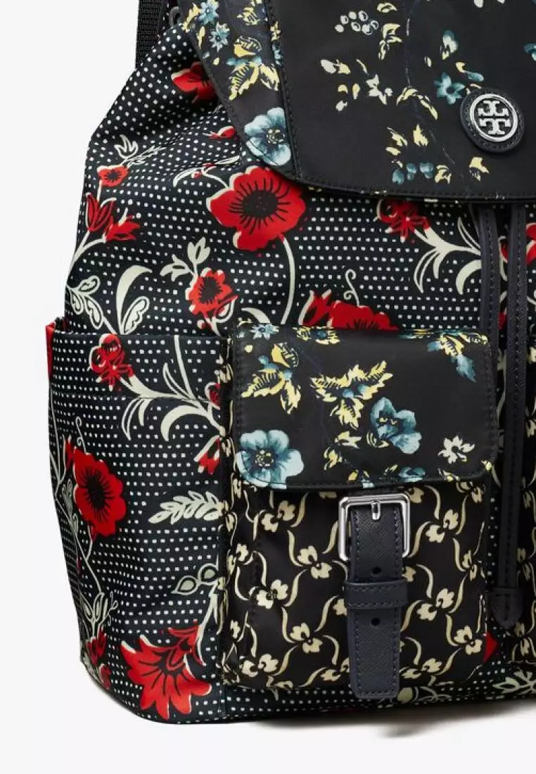 Tory burch floral new arrivals backpack