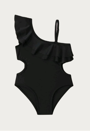 Mommy Hugs Beauty In Black Swimsuit For Young Girls | ZALORA Philippines