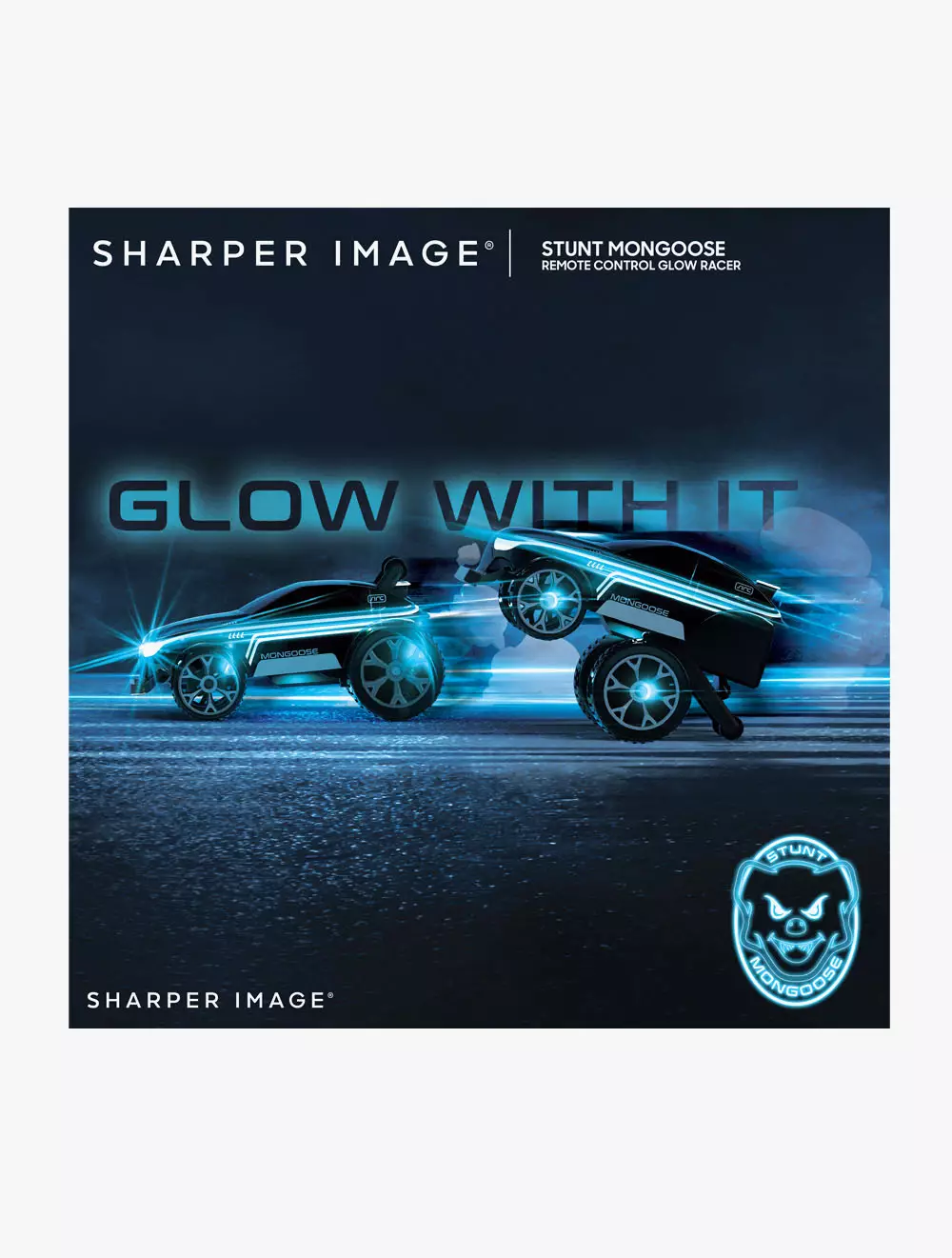 Discovery Sharper Image Toy RC Stunt Mongoose LED - DCP1212009991 - Multicolor