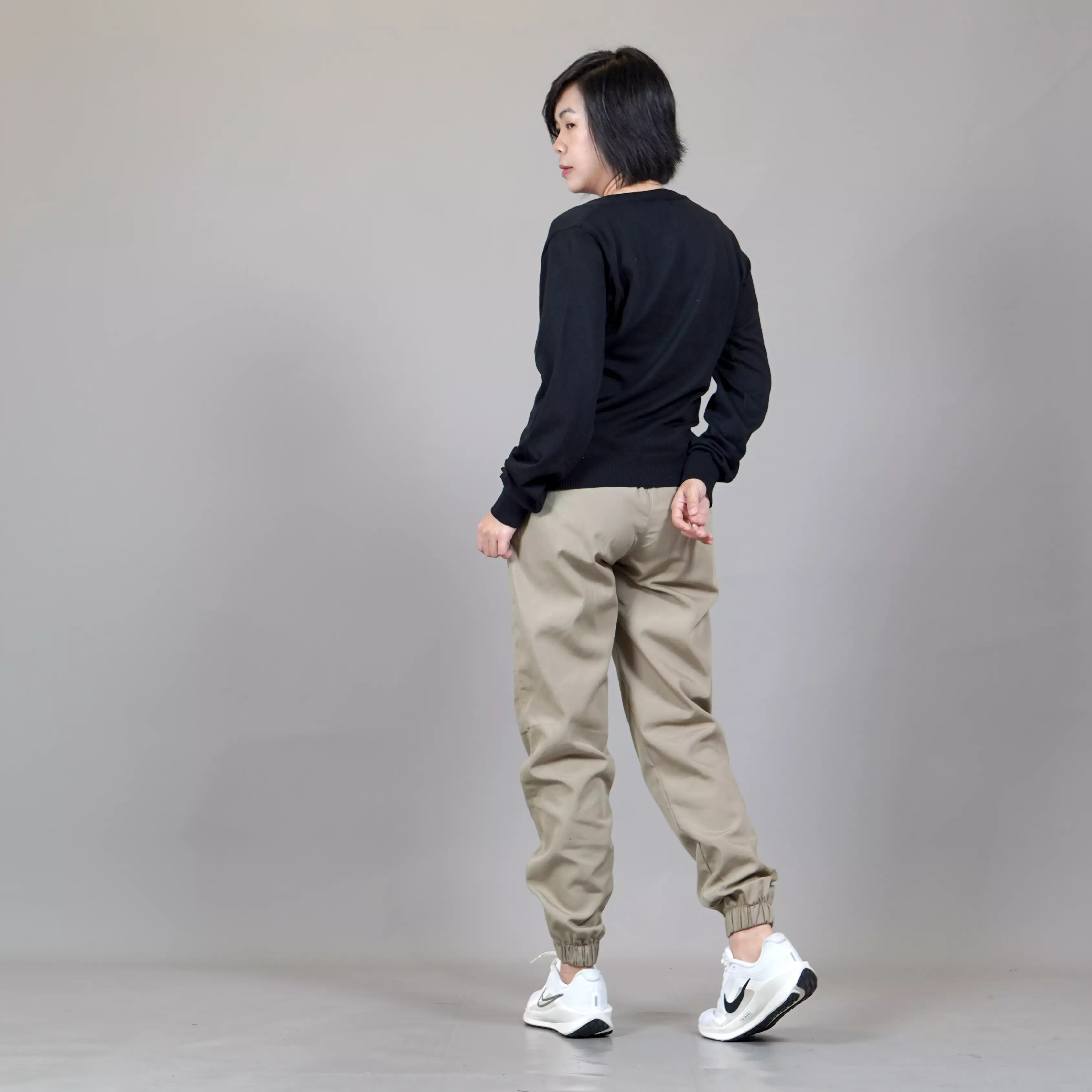  SANDRA Knit Cardigan Wanita Kardigan Rajut Wanita - HITAM