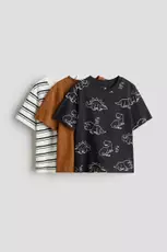 Jual H&M 3-pack T-shirts Origin…
