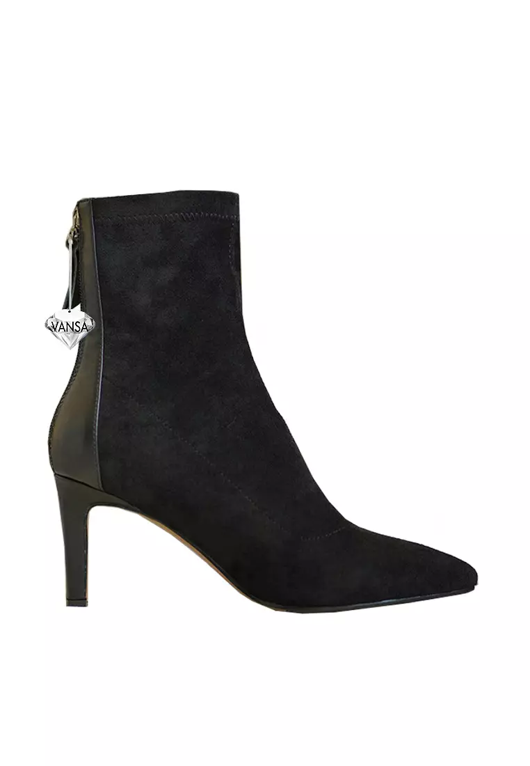Buy Twenty Eight Shoes VANSA Fashionable Pointed Toe Elastic Suede