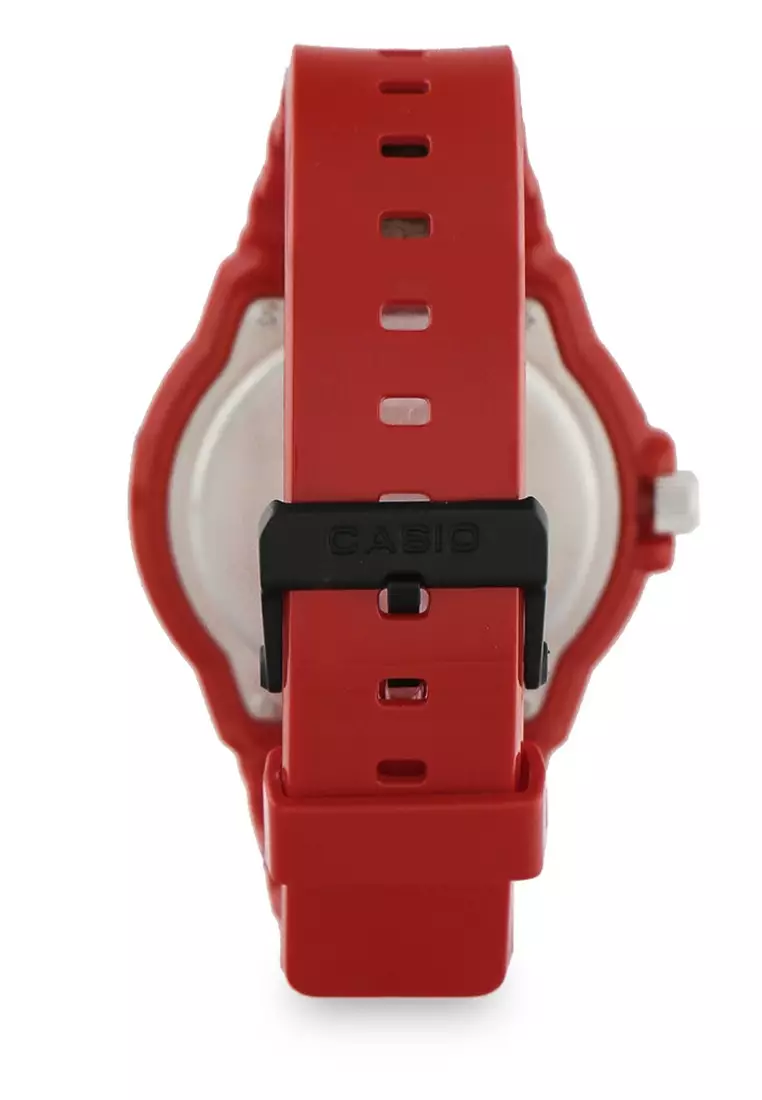 Casio Jam Tangan Pria - Red Black - Resin - MRW-200HC-4BVDF
