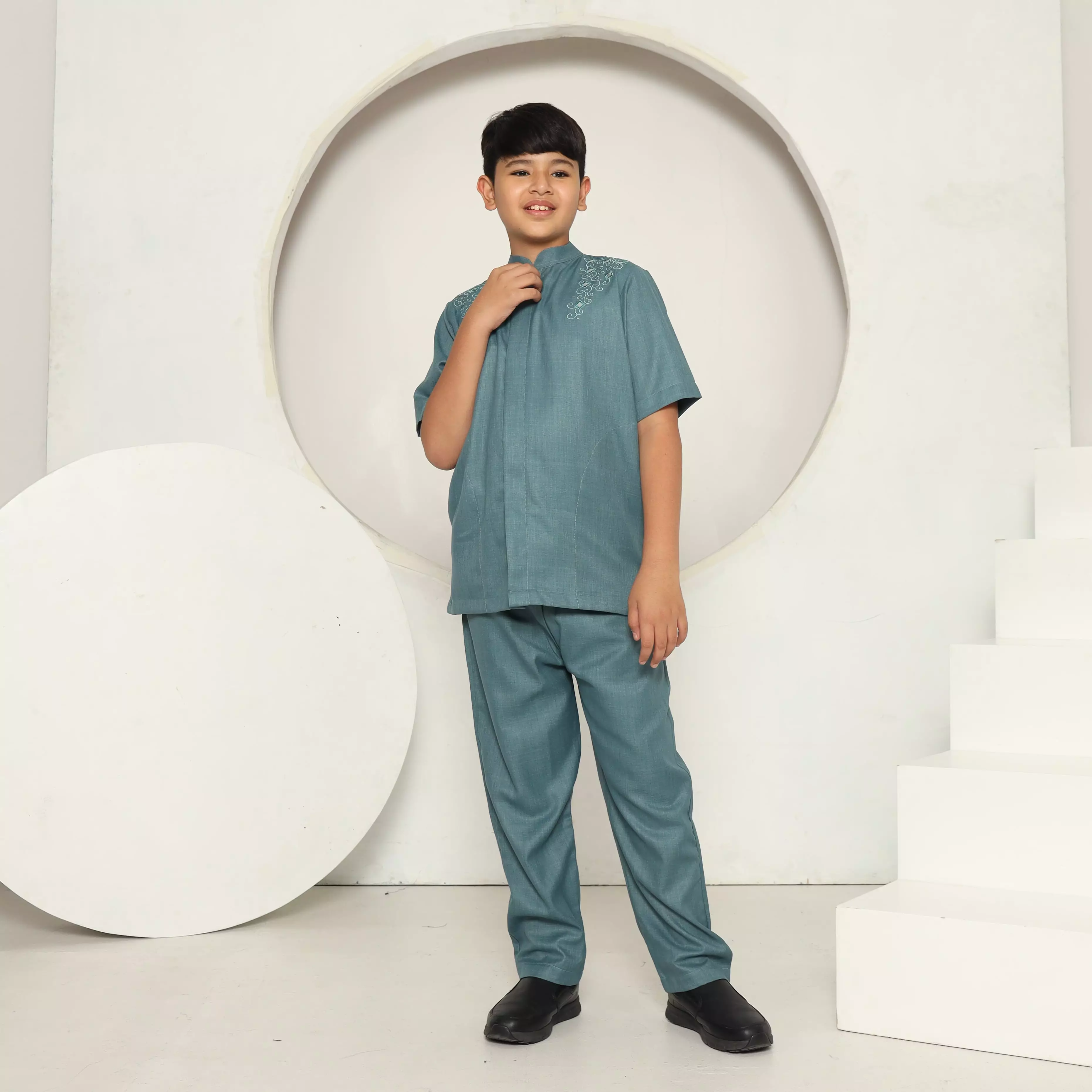 Baju Koko Anak Sarimbit KKA 43 Tosca