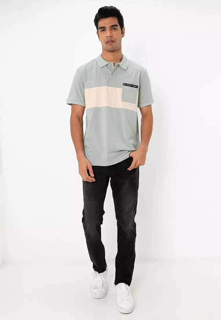 Space Block Polo Shirt