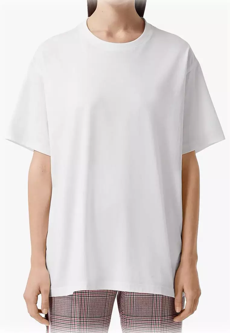 Coordinates Print T-Shirt in White