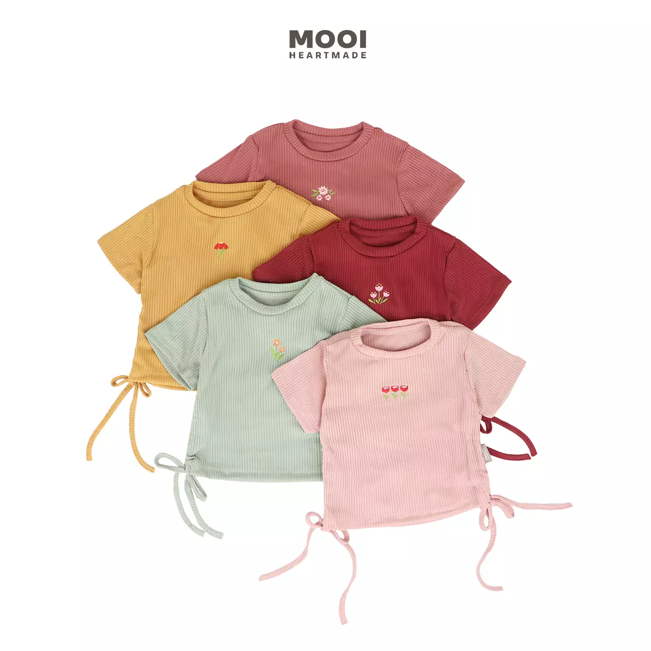 Mooi Atasan Anak Perempuan Heidi Top - Rye Grass