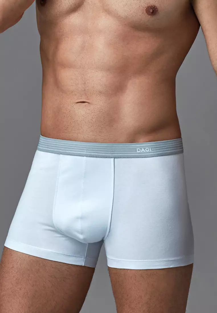White Flat Boxer For Men