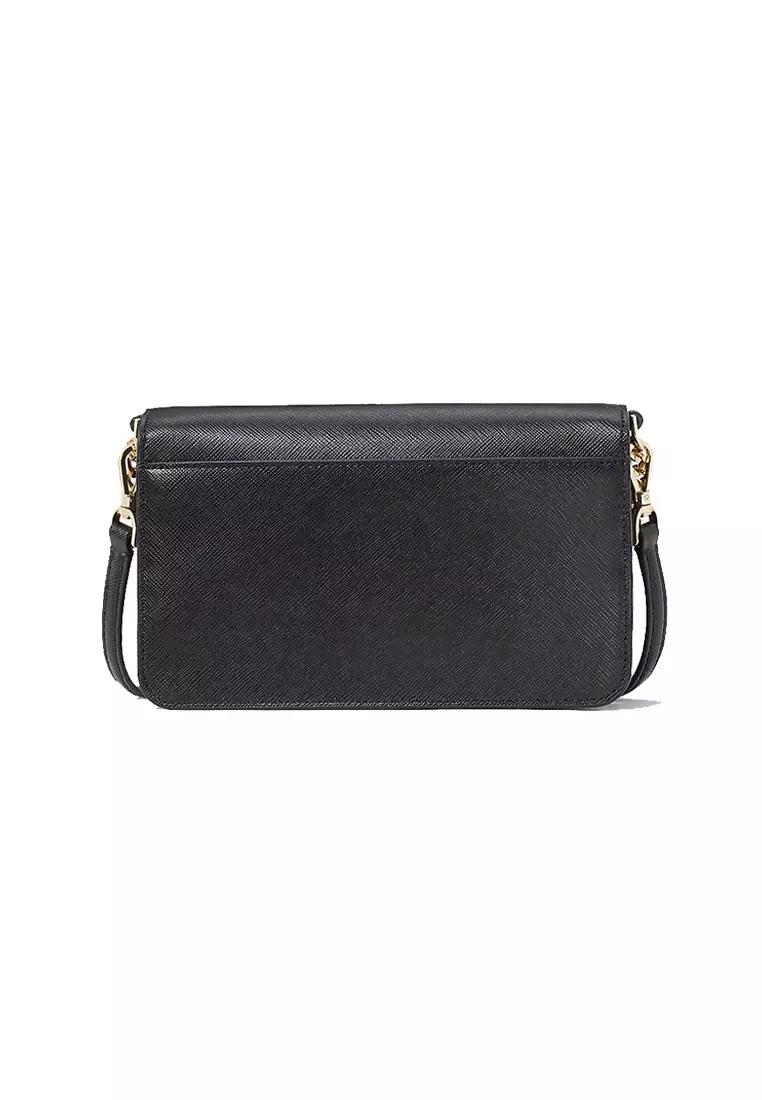 Madison Small Flap Crossbody Black KC586