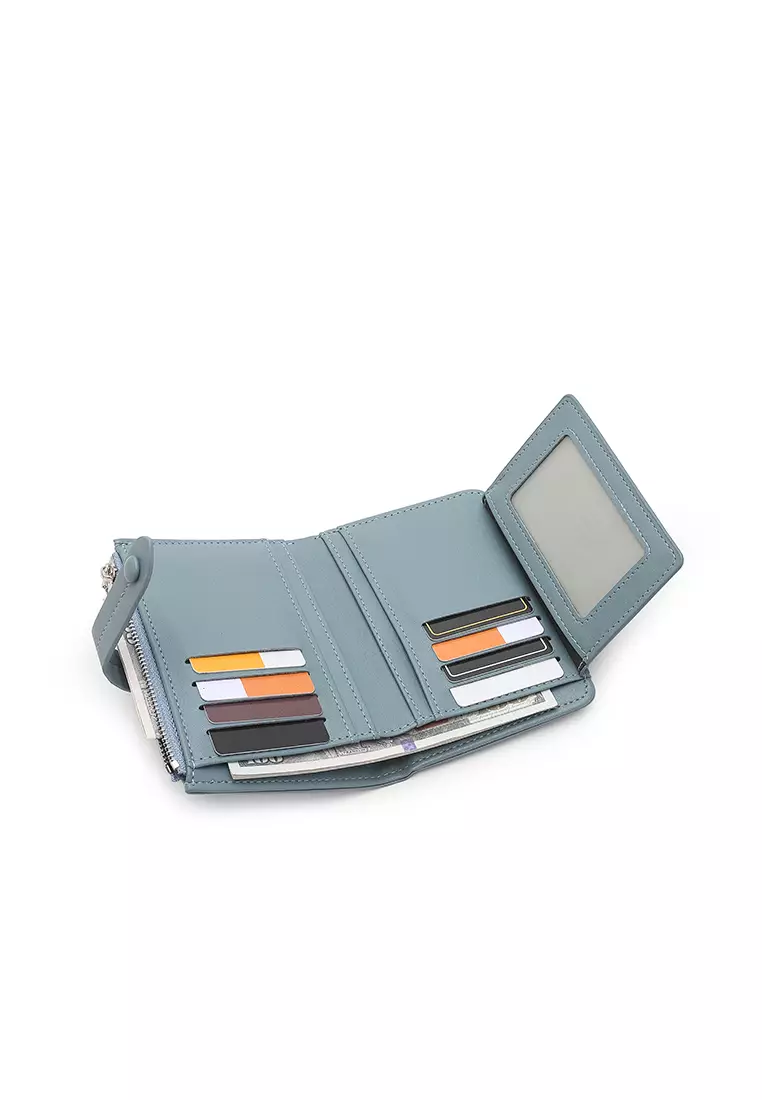 Women's Short Wallet / Purse - Blue