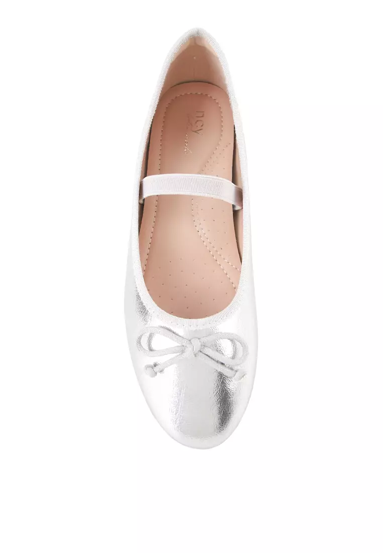 MARIAM J2525-12 FLATSHOES SILVER METALLIC