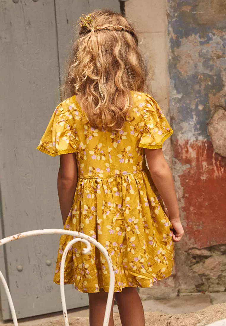 Yellow Floral Dress