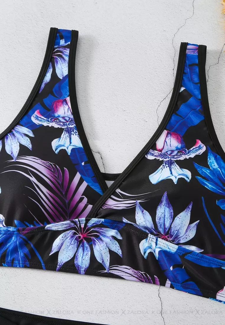 (2pcs)Sexy Printed Bikini Swimsuit