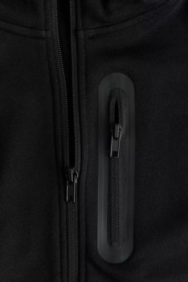 Zip-through hoodie