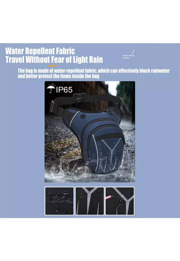 Motorcycle Nylon 1101 Leg Bag – Blue