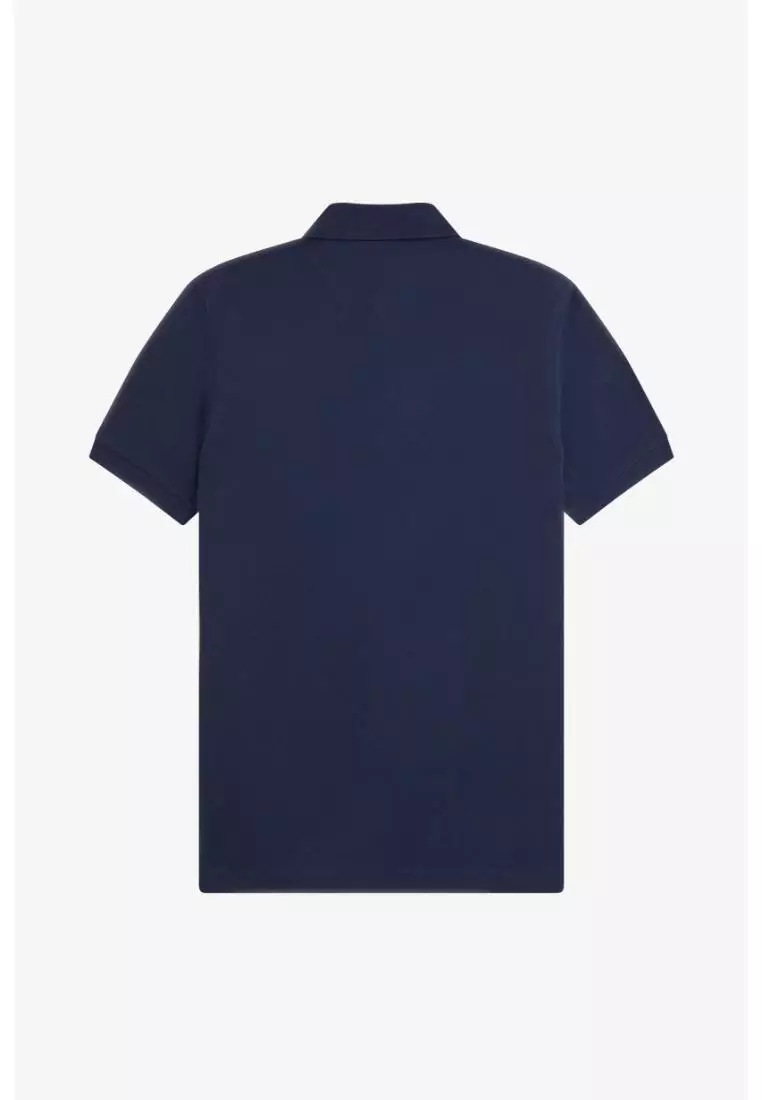 Fred Perry M6000 The Fred Perry Shirt (Tennis Blue / Lemon Barley)