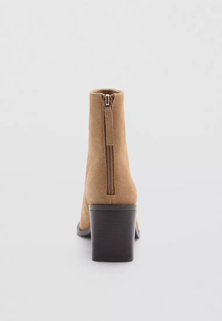 Mango suede boots top