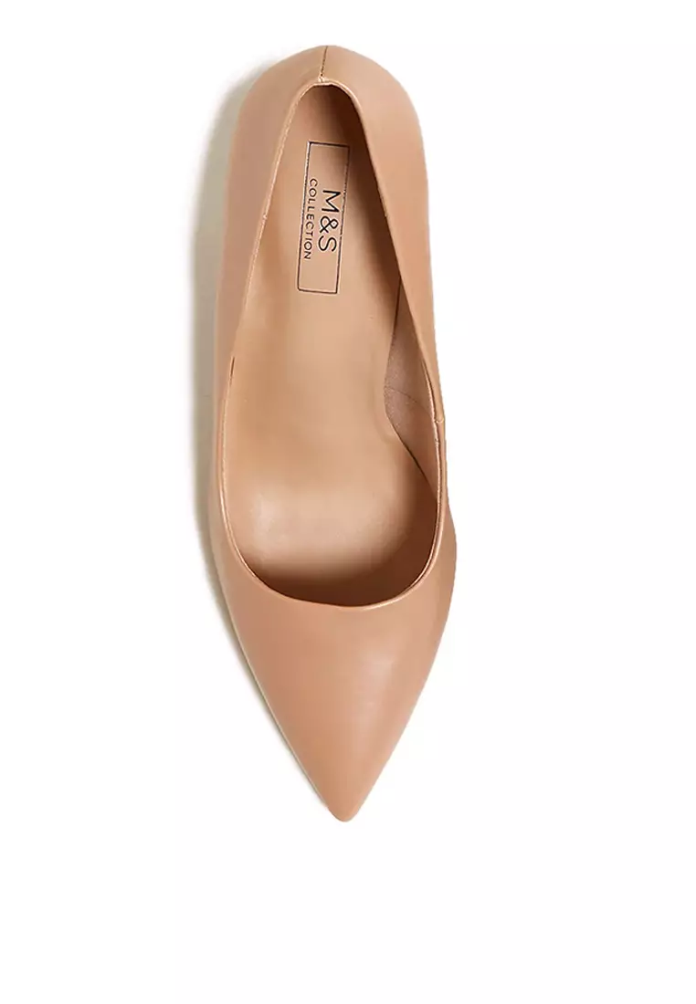 Stiletto Heel Pointed Court Shoes