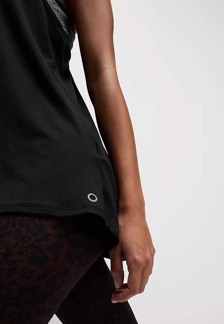 Relaxed Pleat Back Yoga Vest