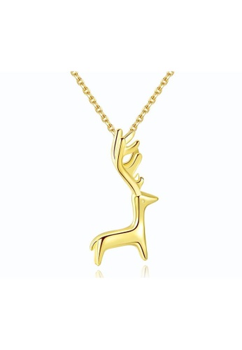 Rouse gold S925 Korean Animal Necklace 9DAE0ACE33E3C2GS_1