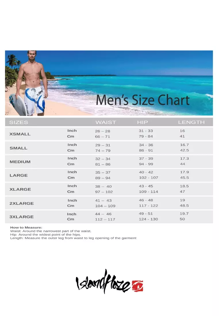 Tidal Treasure Jammers Swimwear For Men