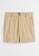 H&M beige Regular Fit Cotton Chino Shorts 9D65EAA8E56F0FGS_4