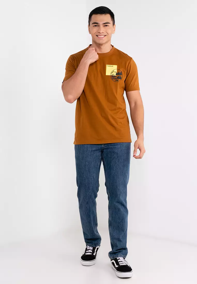 Men's Round Neck Graphic Tee