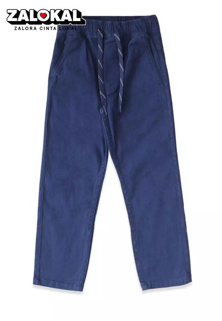 Long Pants/ Celana Chinos Anak Laki Navy/ Donald Duck Basic