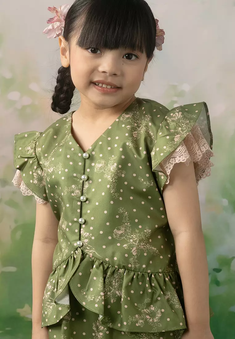 Hasna Top with Skirt Set