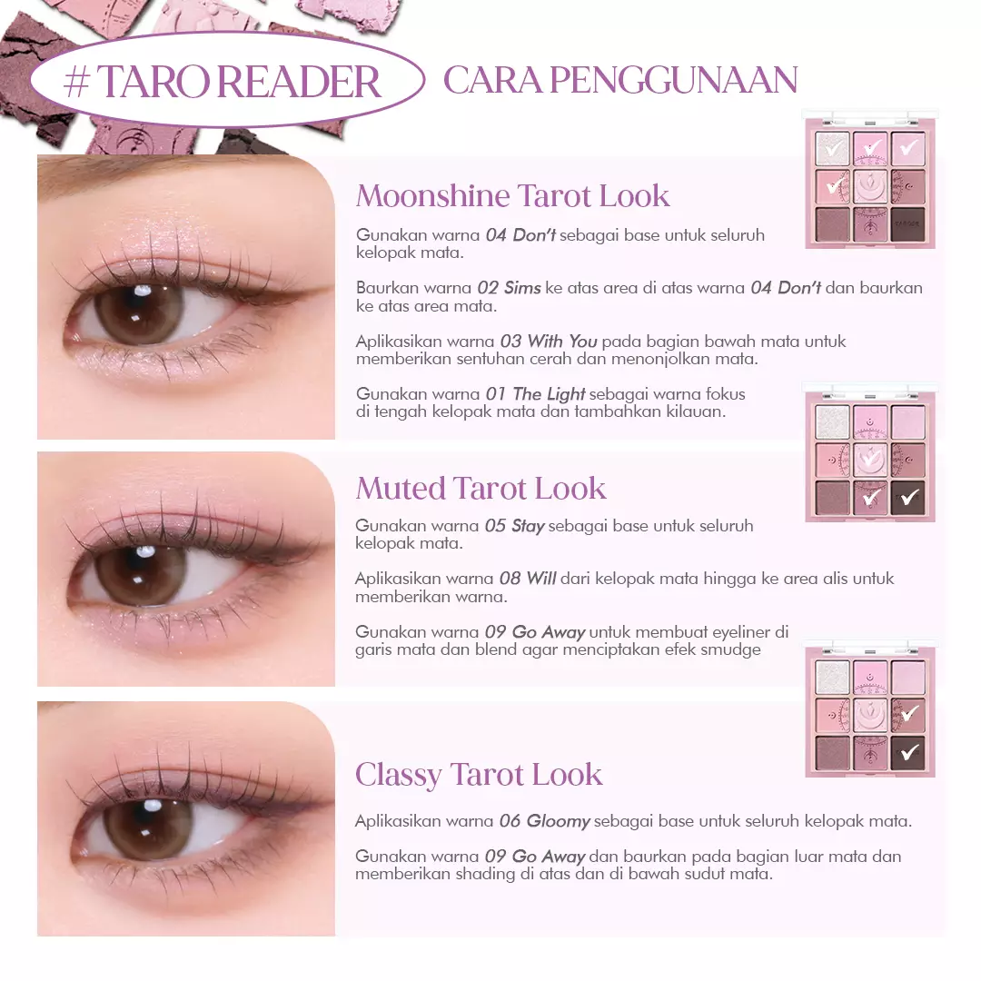 Holika Holika My Fave Mood Eye Palette (Tarose Collection) 09 Taro Reader | Eyeshadow