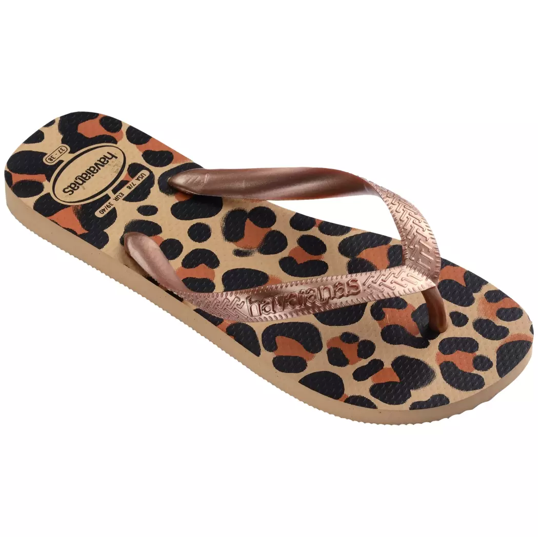 [ONLINE EXCLUSIVE] Havaianas 0570 Top Animals Golden - Sandal Wanita
