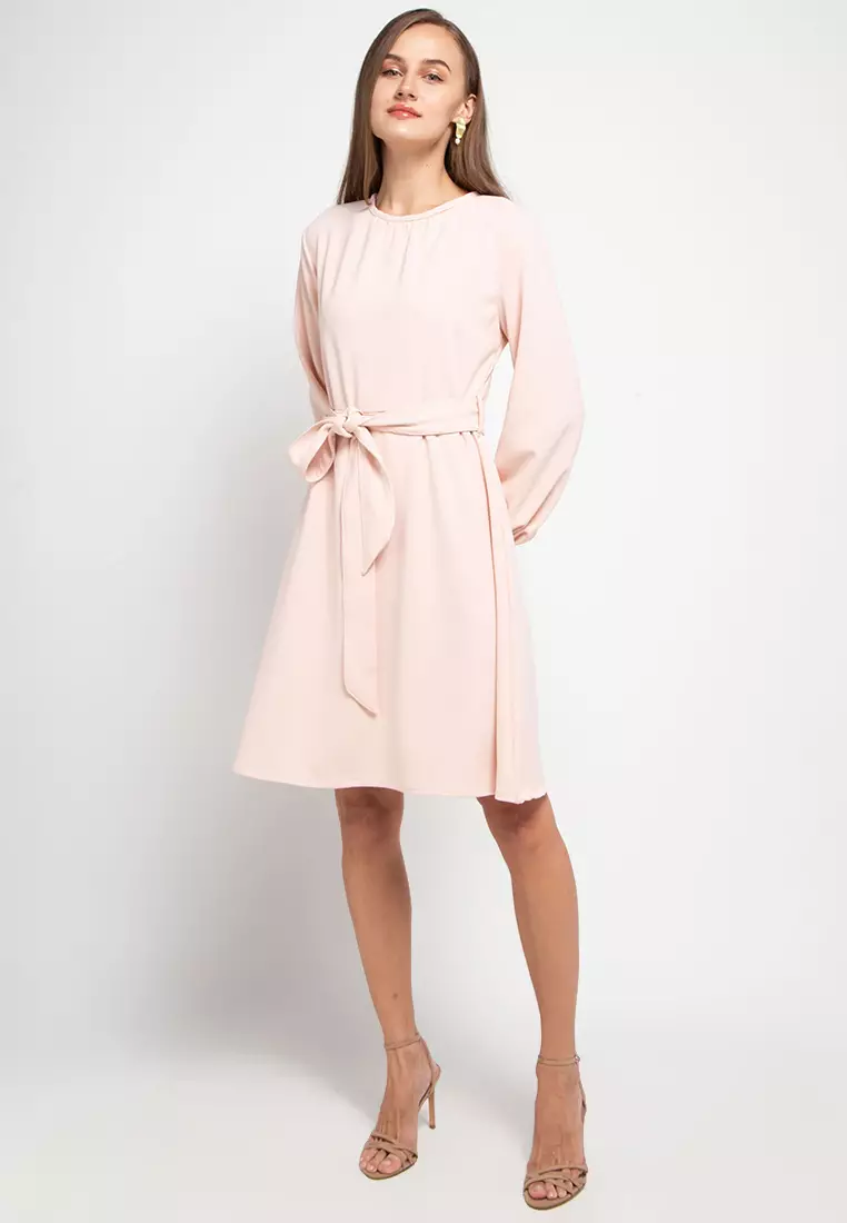 Chanira Loreta Dress-Dark Blush