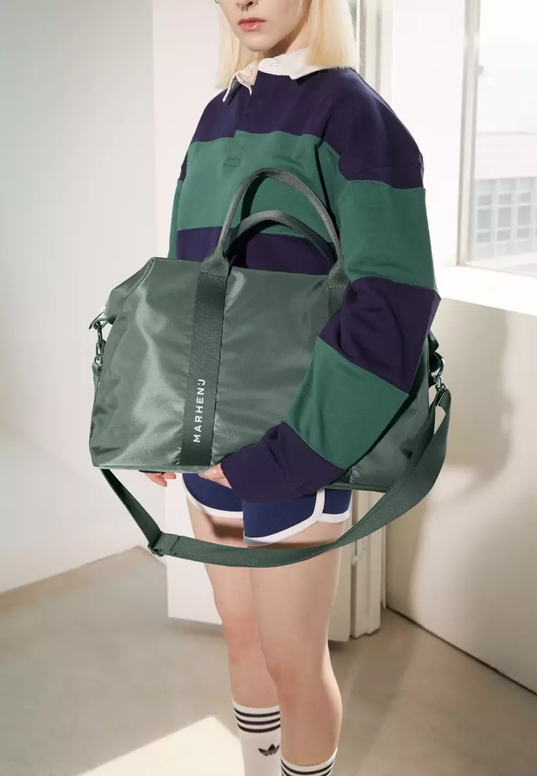 VERSUS Nylon Crossbody Bag Forest Green
