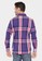 YEGE purple YEGE Long Sleeve Check Shirt NOAH BE10DAA318BCB0GS_3