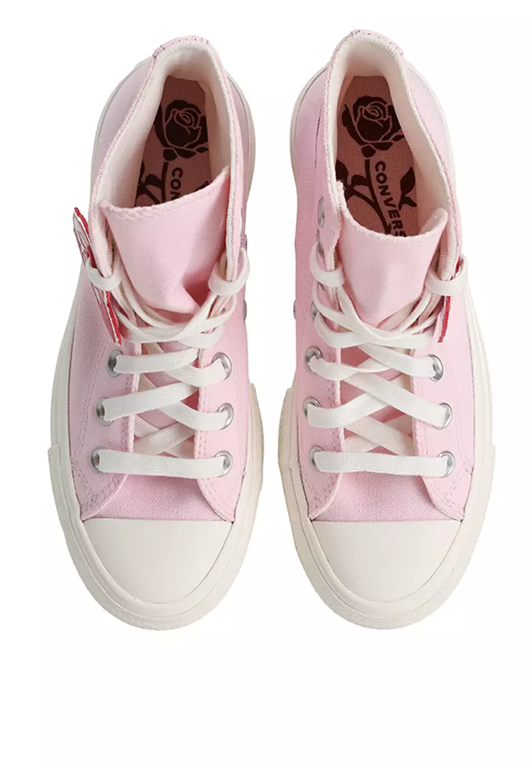 Pink Converse Chuck Berry Chuck Taylor All Star Lift Hi Sneakers
