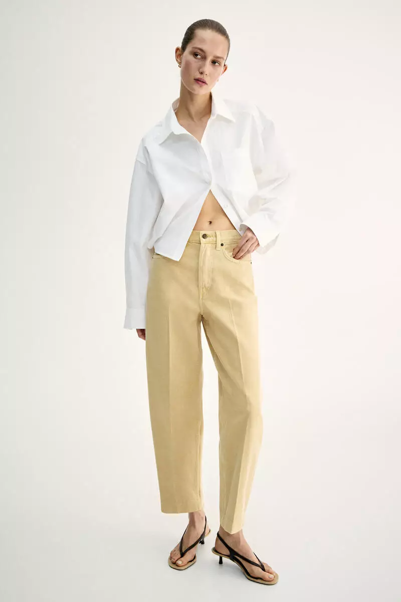 Barrel High Ankle Jeans