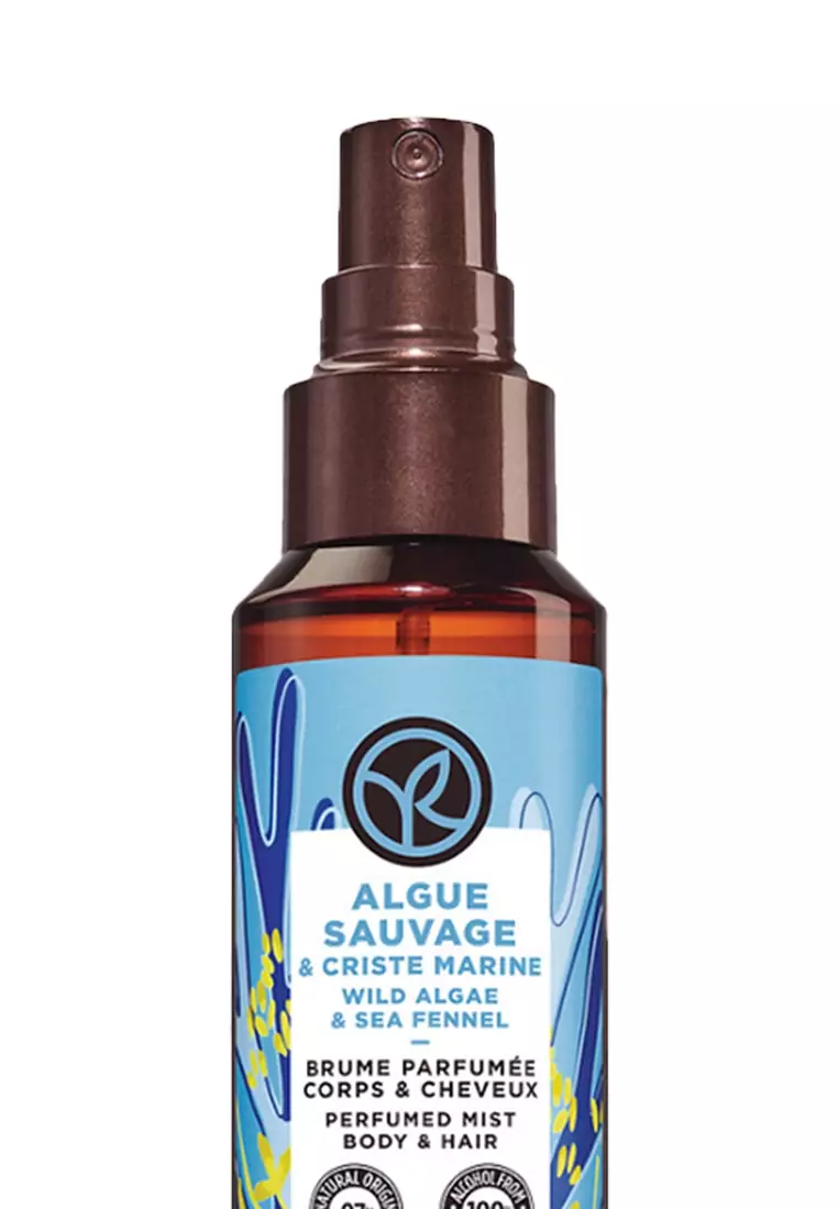 Wild Algae Perfume Hair & Body Mist - 100ml Natural Fragrance Body Spray