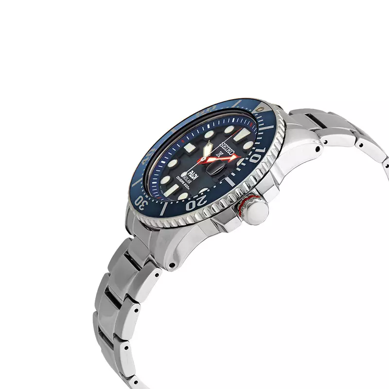 Jam Tangan Pria Seiko Prospex SNE549P1 PADI Solar Divers 200M Blue Dial Stainless Steel Strap
