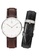YOUNIQ white and silver and brown YOUNIQ Women Extra Strap Gift Set Pinot White Dial Silver Quartz Sapphire Crystal Genuine Leather Watch 19DB6AC16DB024GS_1