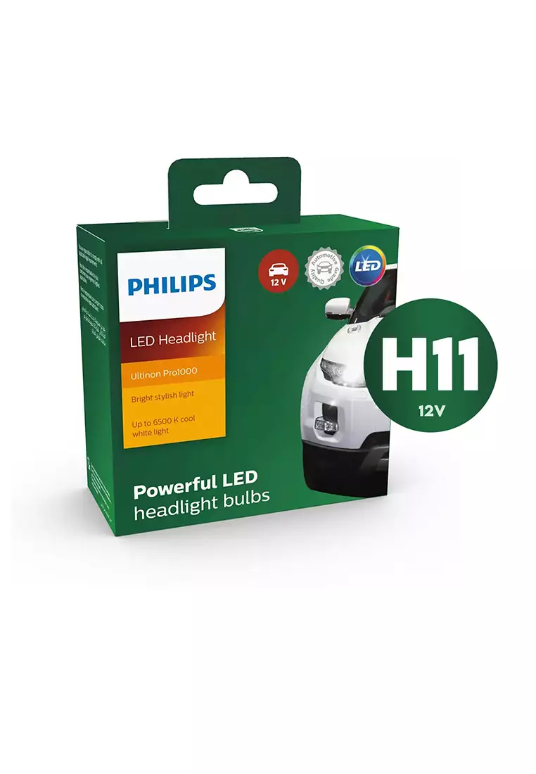 Philips H7 Ultinon Essentials G2 LED Headlight Globes 12V/24V