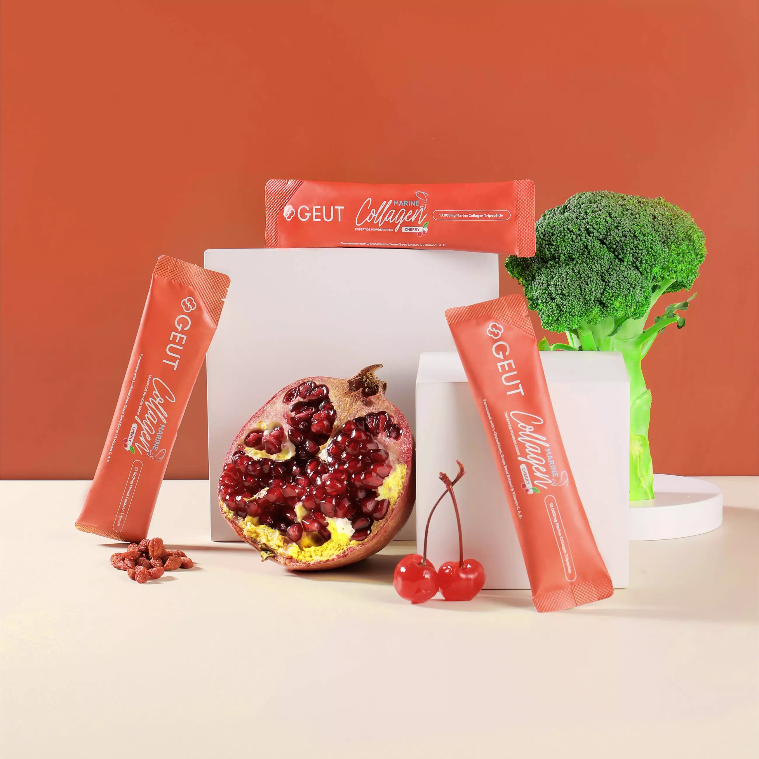 GEUT MARINE COLLAGEN TRIPEPTIDE Cherry 5pcs