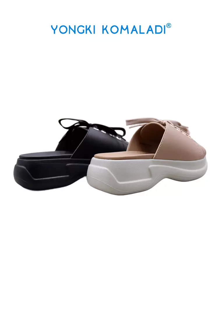 [ ORIGINAL ] YONGKI KOMALADI WEDGES OL-RNY4114-24 HITAM