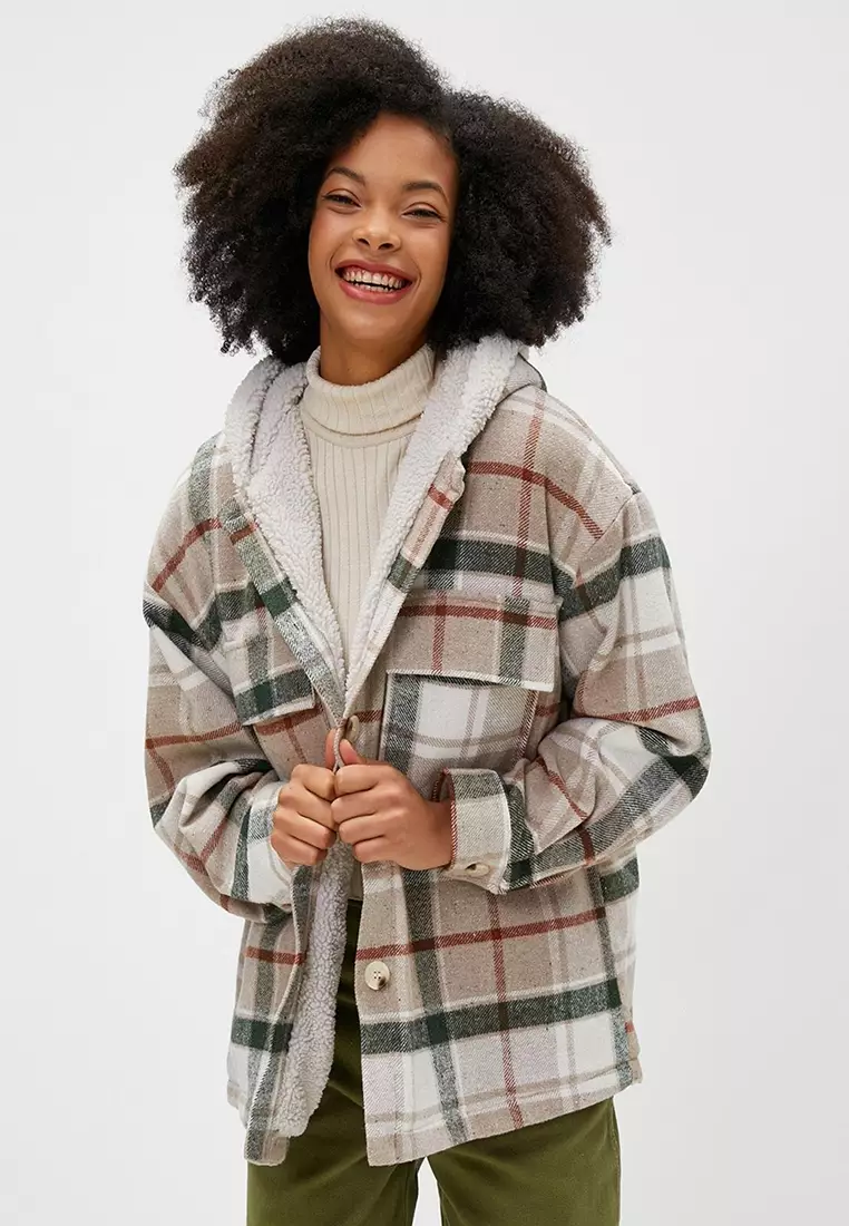24AW DESCENDANT CLAIRTON PLAID JACKET 1 21aw DESCENDANT/CLAIRTON