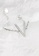 ZITIQUE silver Women's Diamond Studded Letter V Chain Bracelet - Silver 9C013AC6616424GS_5