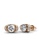 Her Jewellery pink and gold Eve Earrings (Rose Gold) - Made with premium grade crystals from Austria HE210AC62MVXSG_3