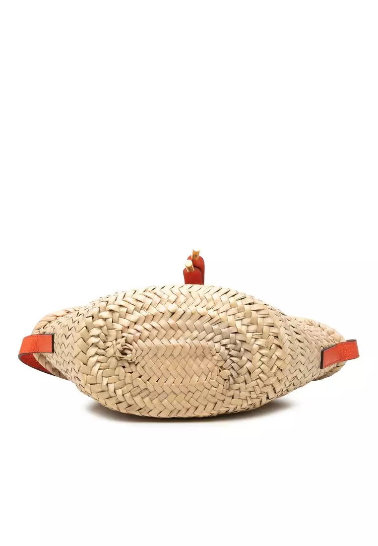 Pre-Loved Chloé Mini Raffia Marcie Basket Crossbody