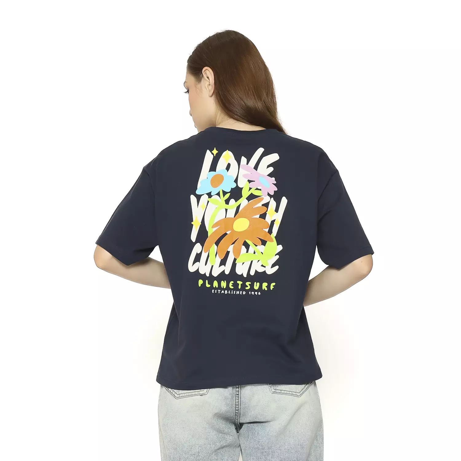 Planet Surf Clothing Kaos Lengan Pendek Wanita Blute Ladies Tee Planet Surf