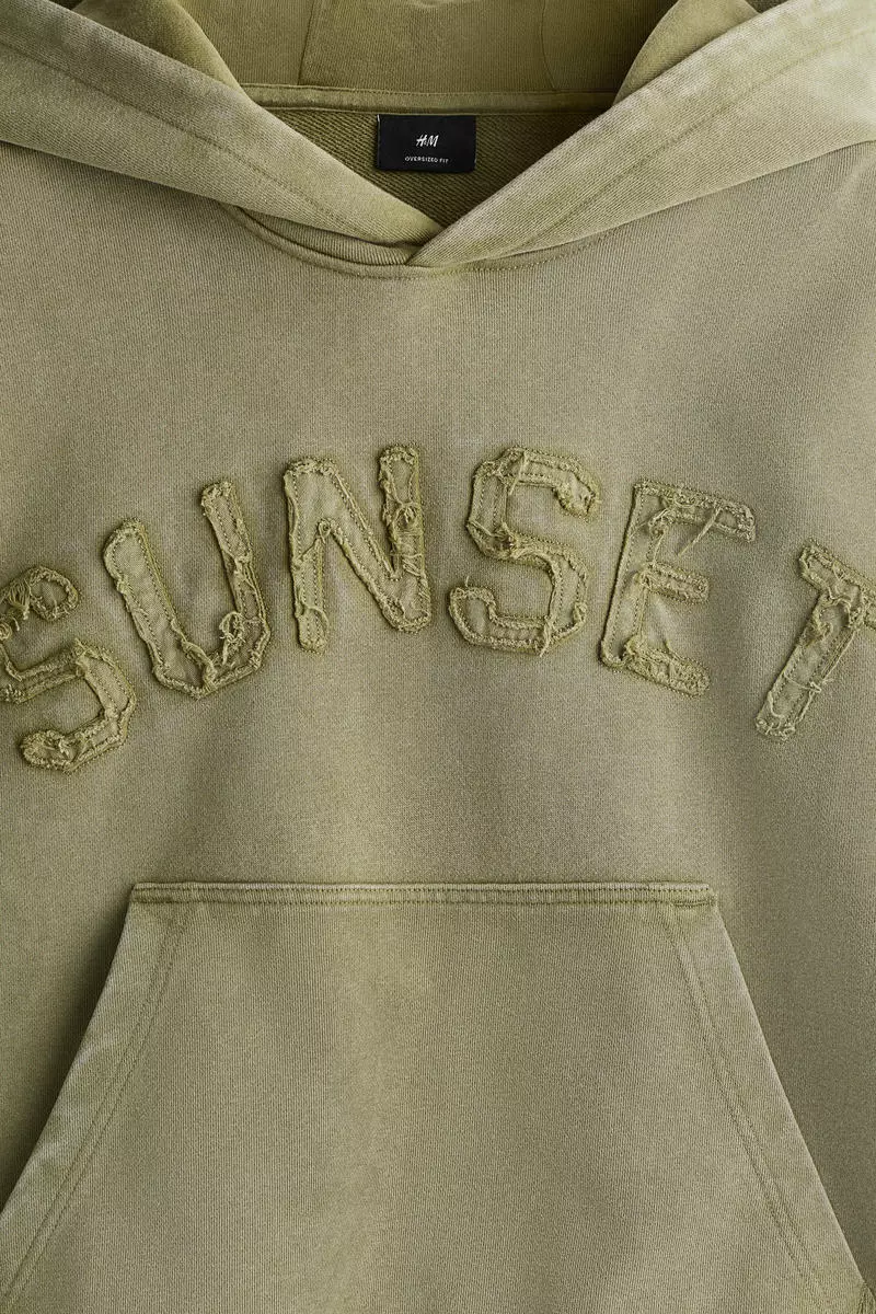 Oversized Fit Printed hoodie