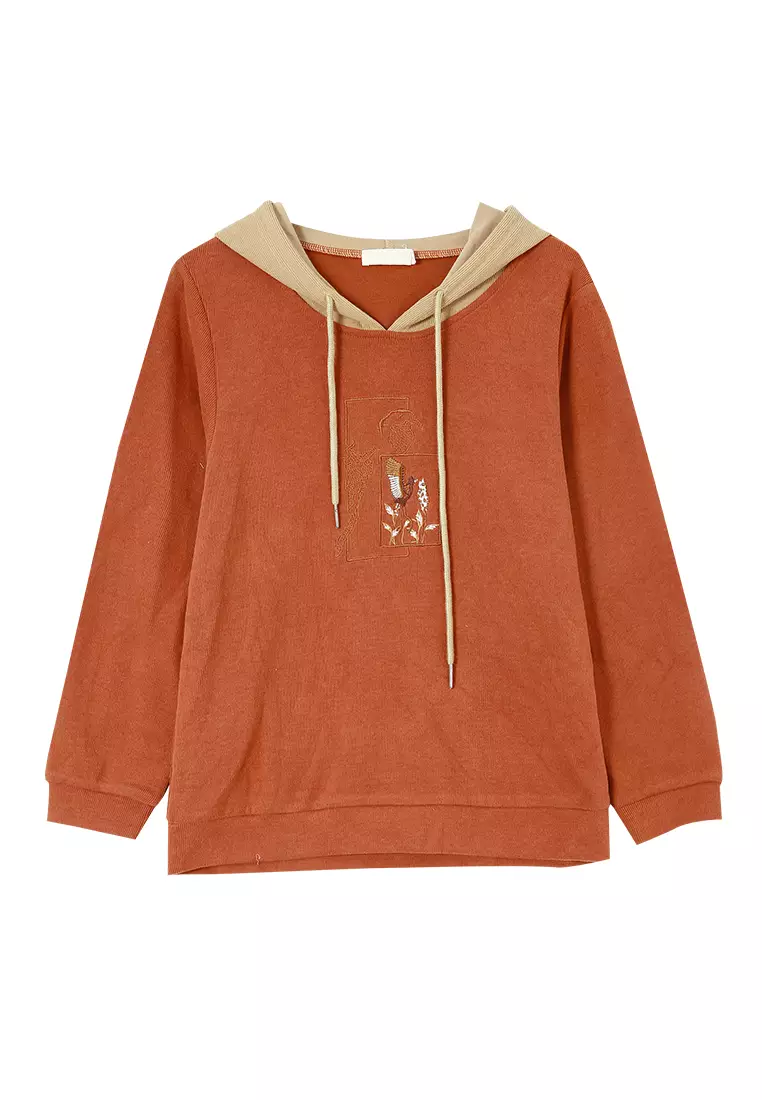 Girls hot sale orange hoodie