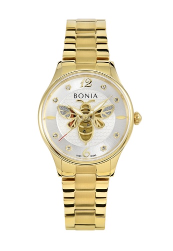 Bonia Watches 銀色 and 金色 Bonia Bee Women Elegance Watch & Jewellery Set BNB10698-2215 (Free Gift) 4E6A7ACC412CBDGS_1